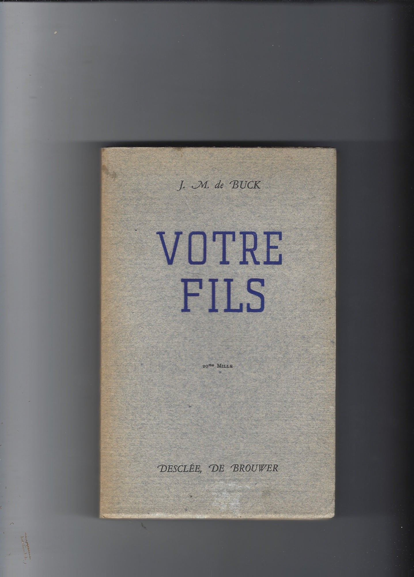 Votre fils - copertina
