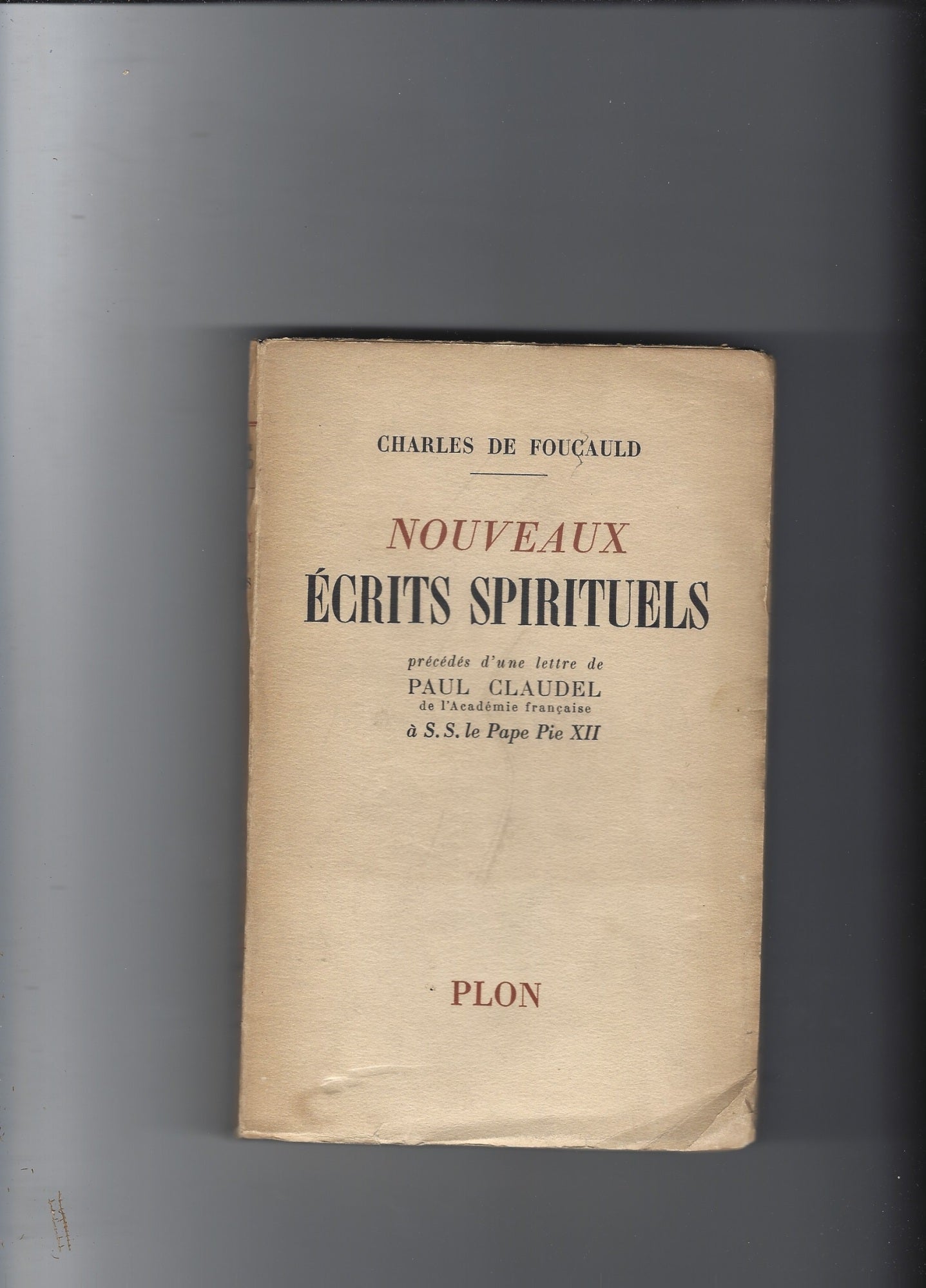 Nouveaux escrits spirituales - copertina