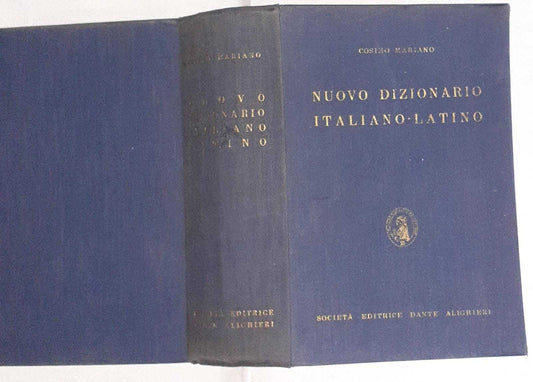 Nuovo dizionario italiano-latino - copertina