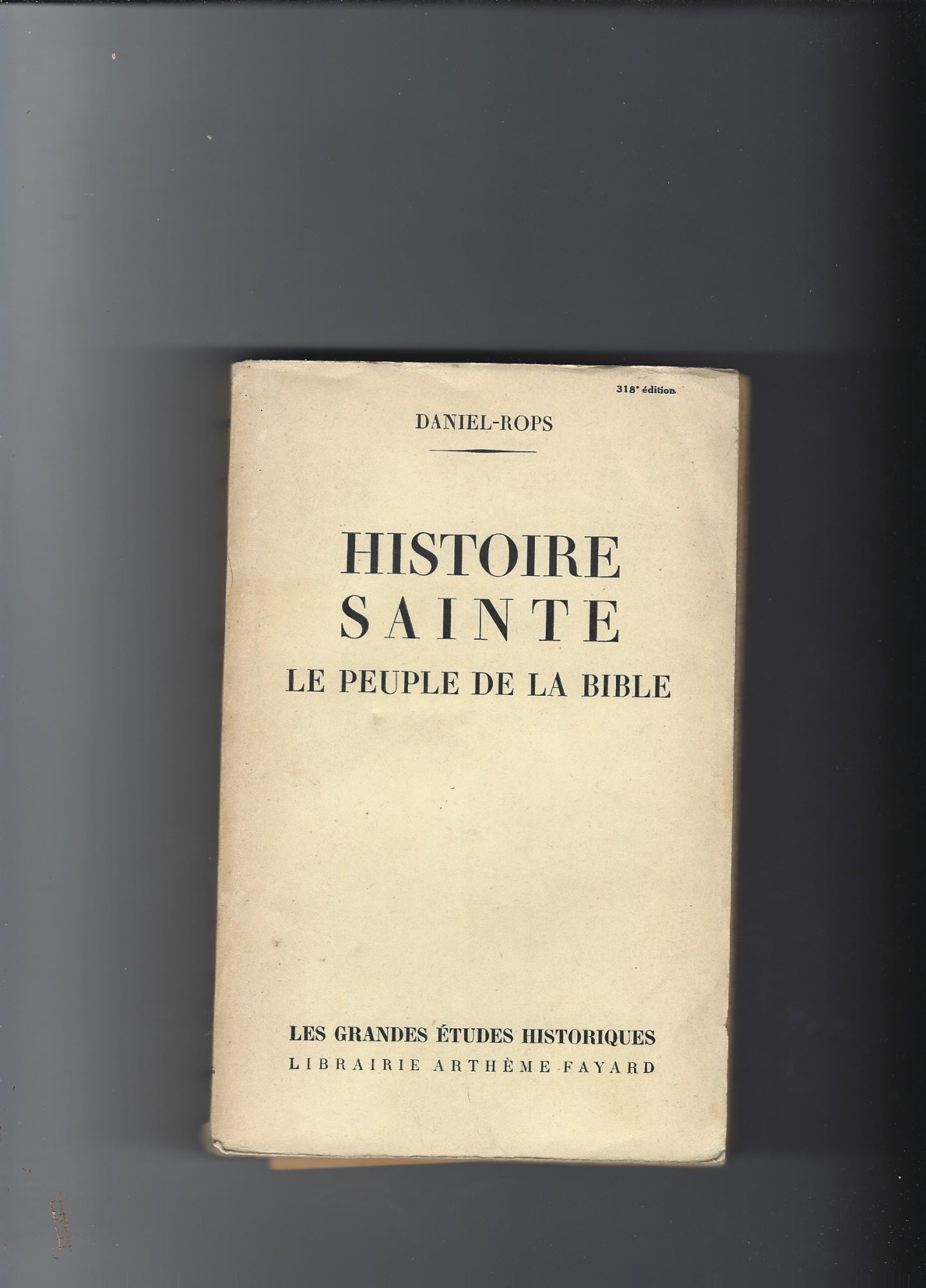 Histoire sainte - copertina