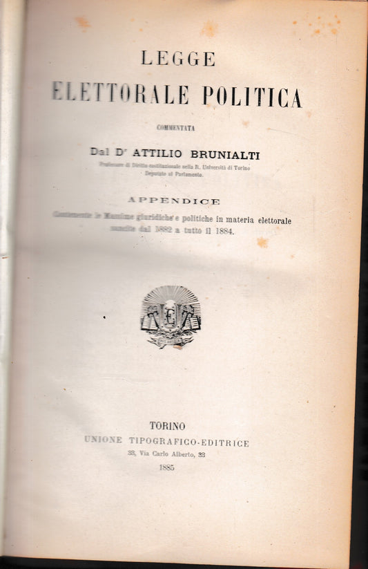 Legge Elettorale Politica - copertina