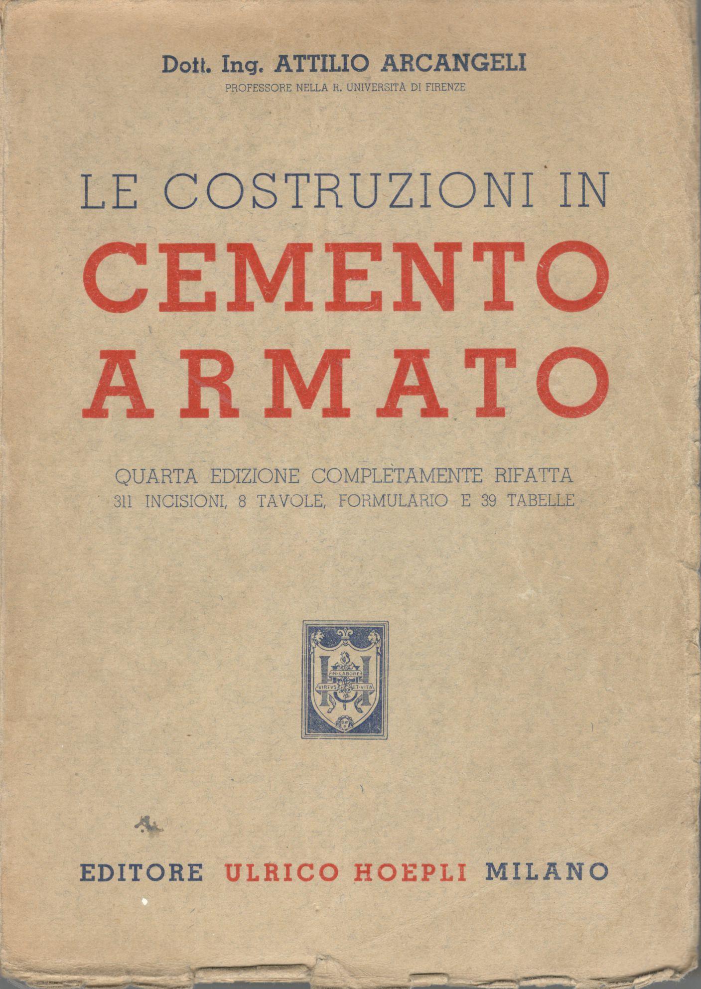 Le costruzioni in cemento armato - copertina
