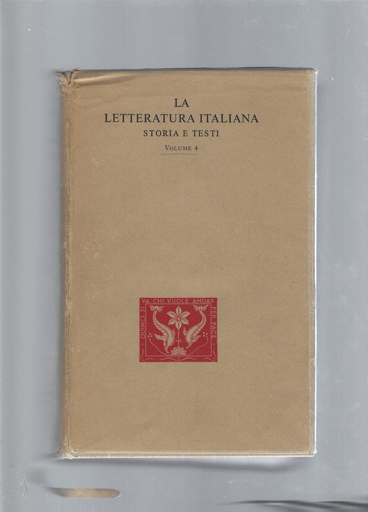 La Divina Commedia vol. 4 della letteratura italiana - copertina