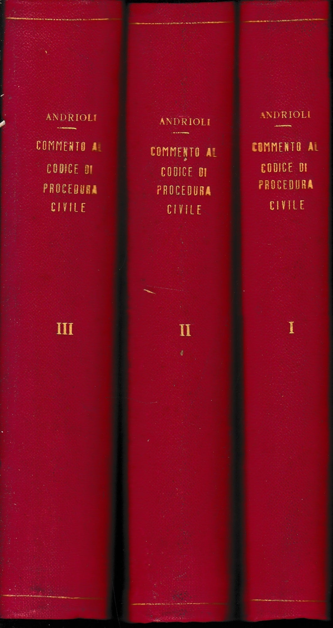 Commento al Codice di Procedura Civile, tre volumi. - copertina