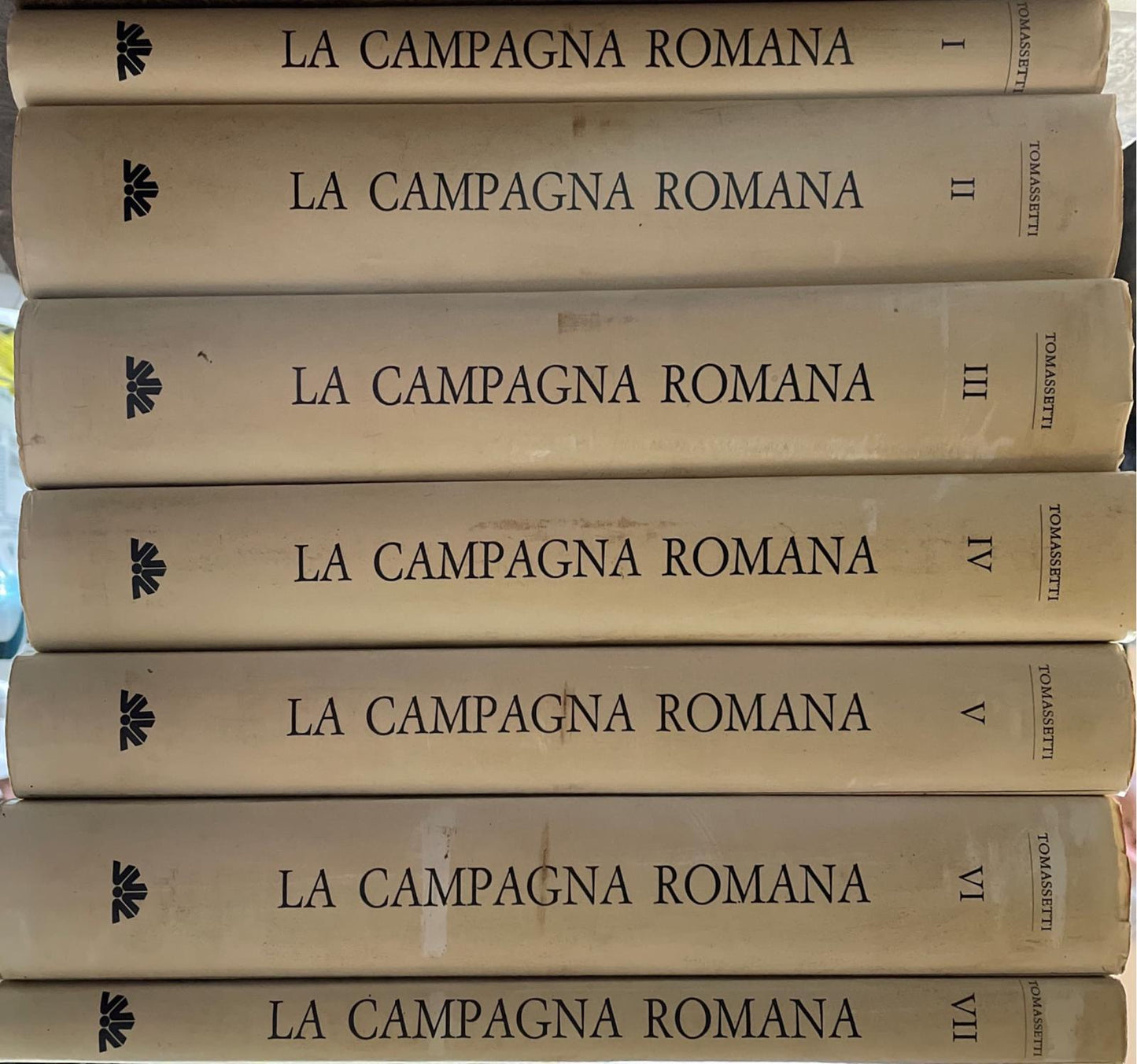 La campagna romana antica, medioevale e moderna. (7 Vol). - copertina
