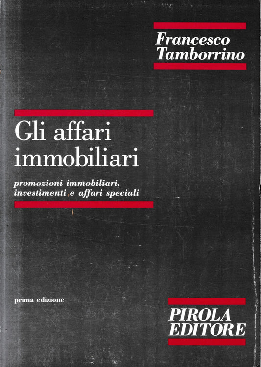 Gli affari immobiliari - copertina