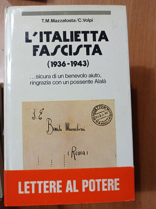 L'Italietta fascista (1936-1943) - copertina