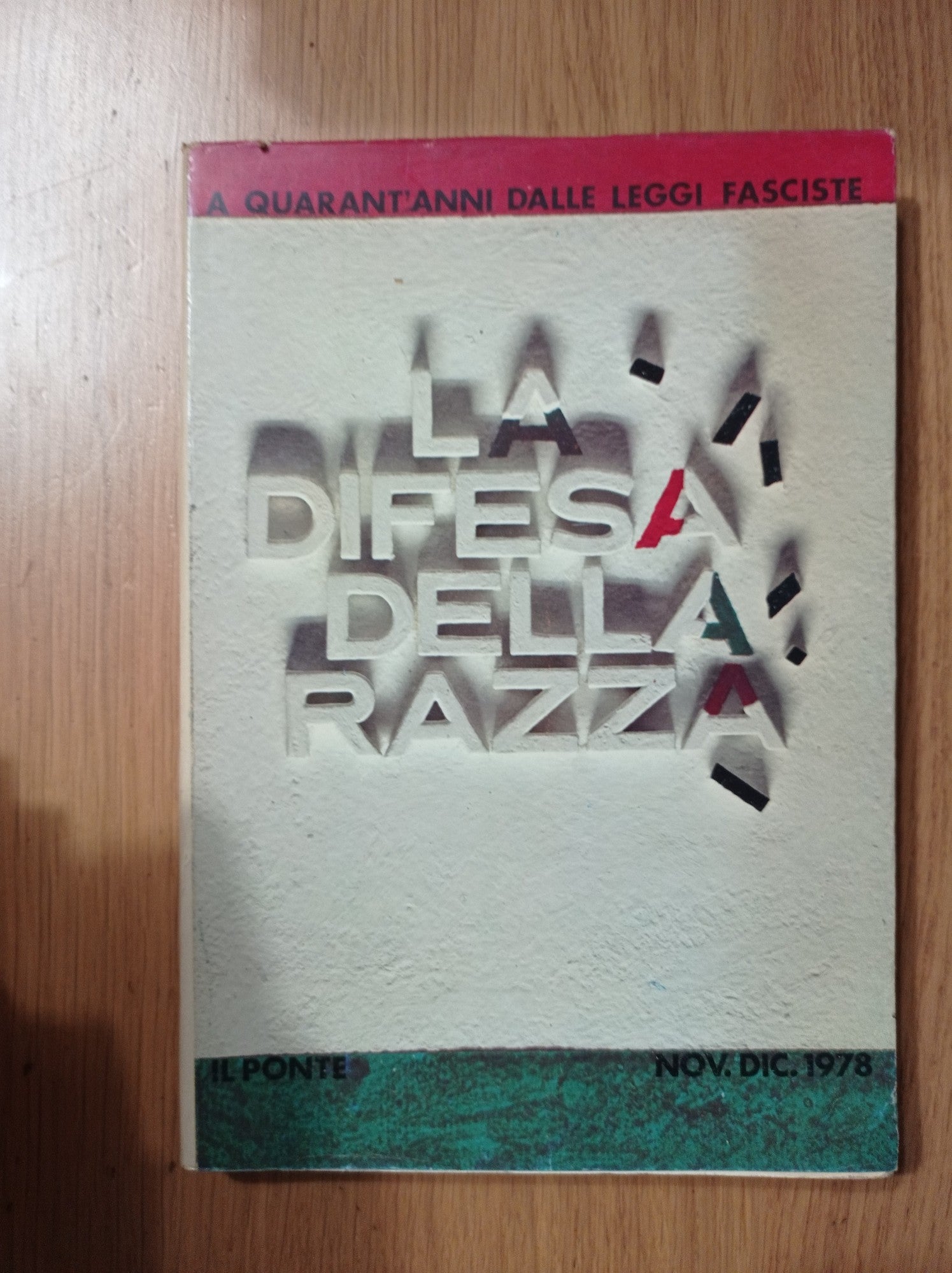 La difesa della razza - copertina