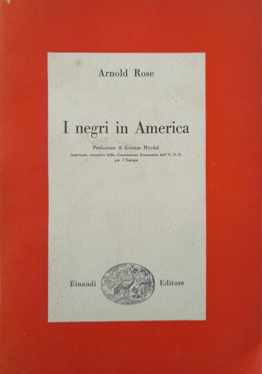 I negri in america - copertina