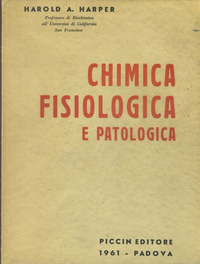 Chimica fisiologica e patologica - copertina