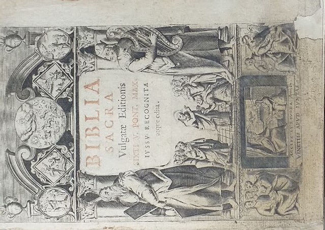 Biblia Sacrfa Vulgatae Editionis - copertina