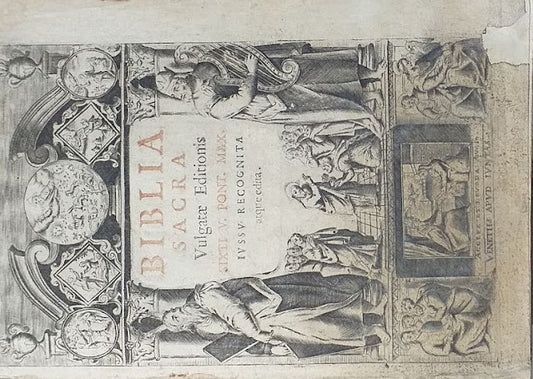 Biblia Sacrfa Vulgatae Editionis - copertina