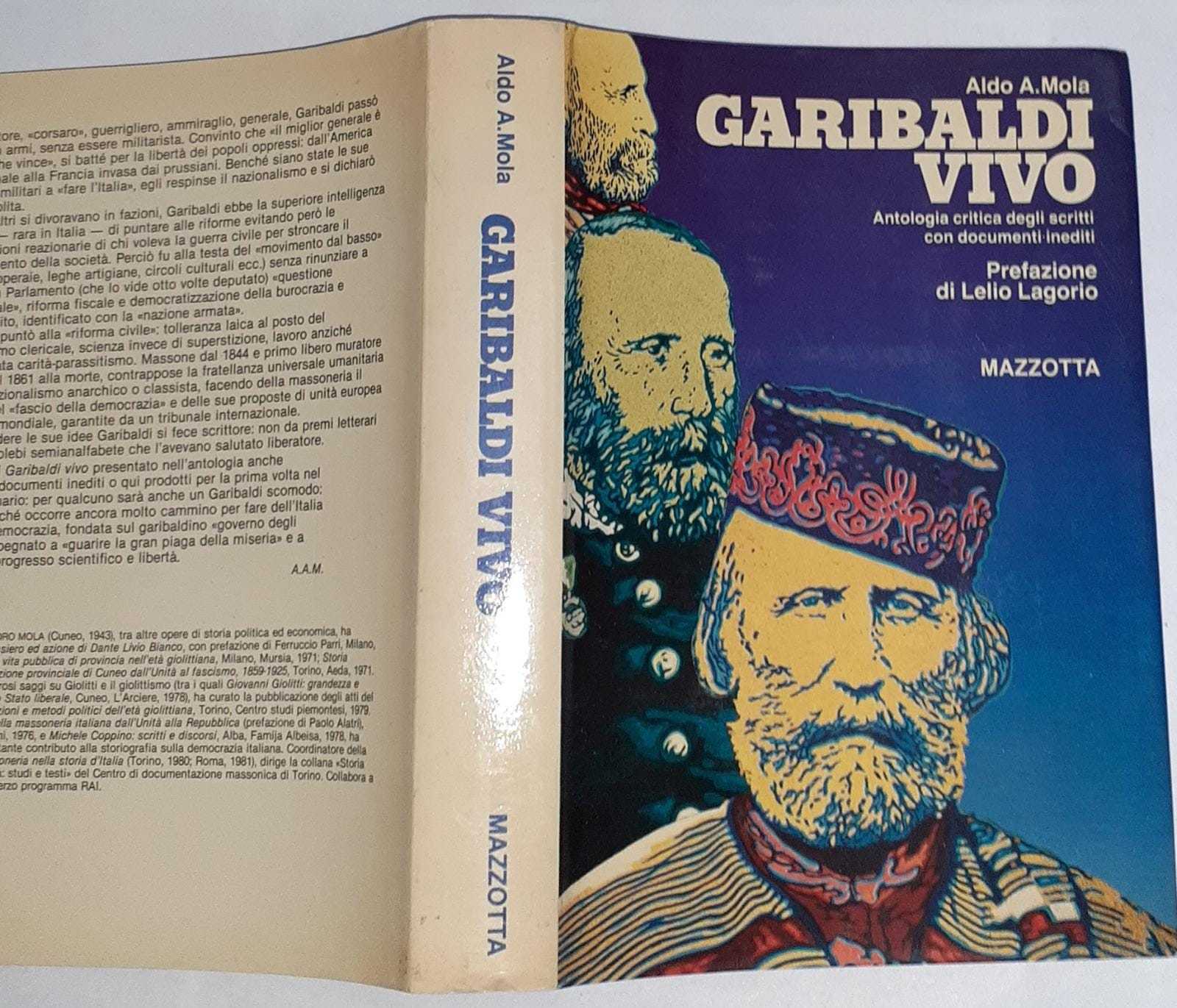 Garibaldi vivo. Antologia critica degli scritti con documenti inediti - copertina