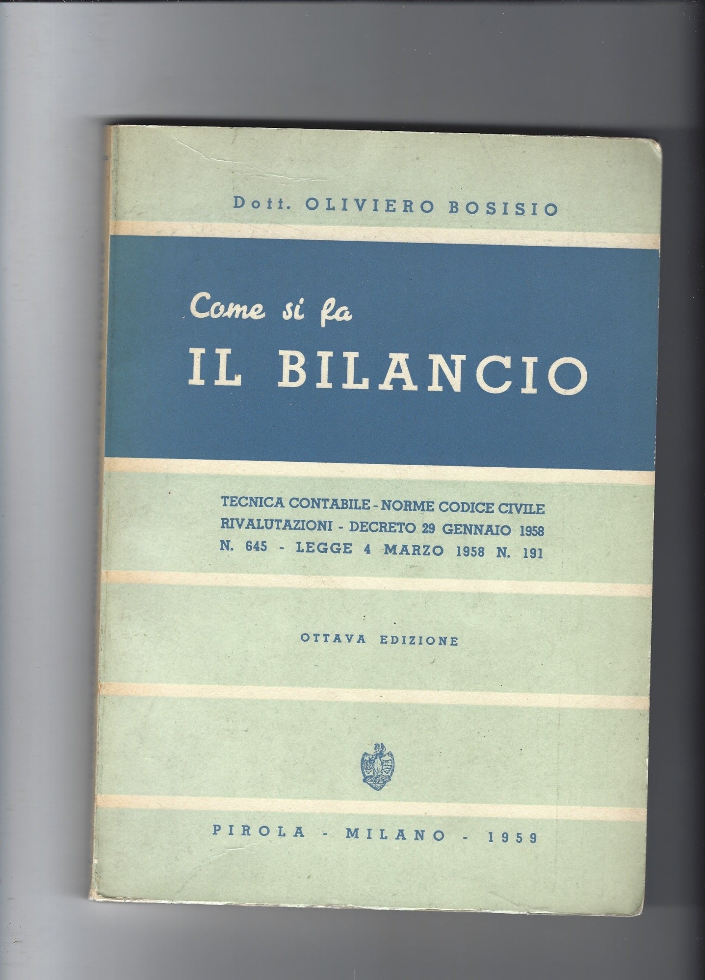 Come si fa il bilancio - copertina
