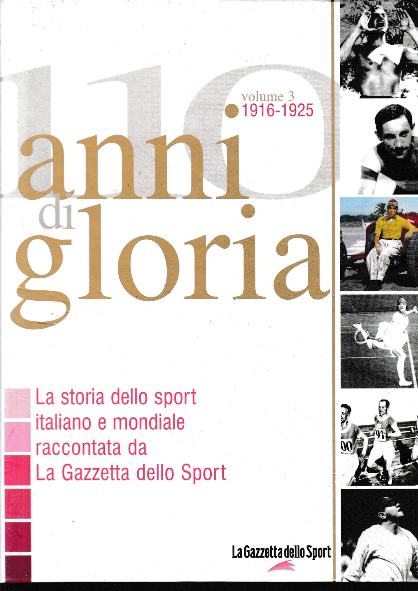 110 anni di gloria, vol. 3: 1916-1925 - copertina