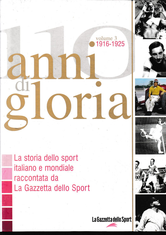 110 anni di gloria, vol. 3: 1916-1925 - copertina