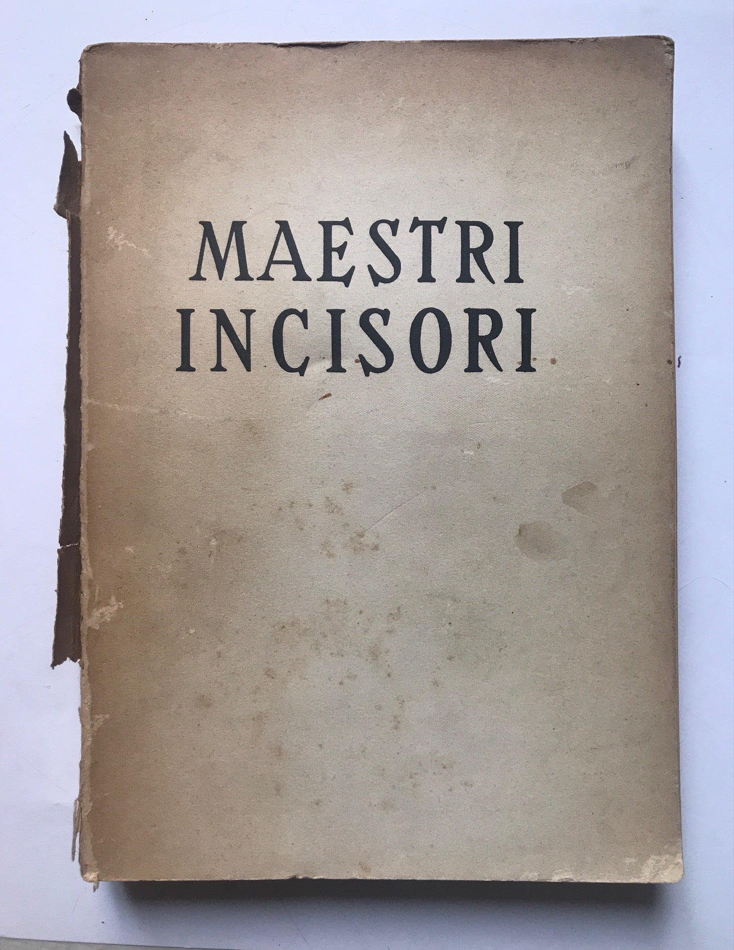 Maestri incisori - copertina