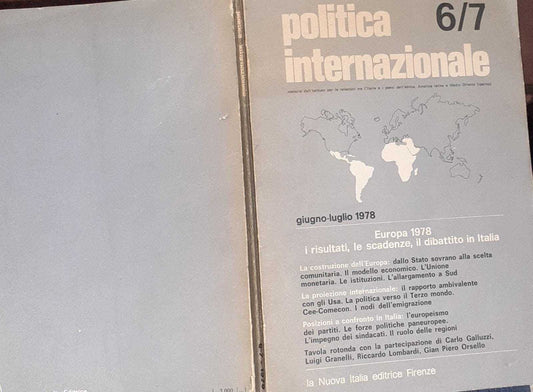 Politica internazionale 6/7 giugno-luglio 1978 - copertina