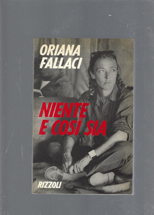 Niente e così sia - copertina