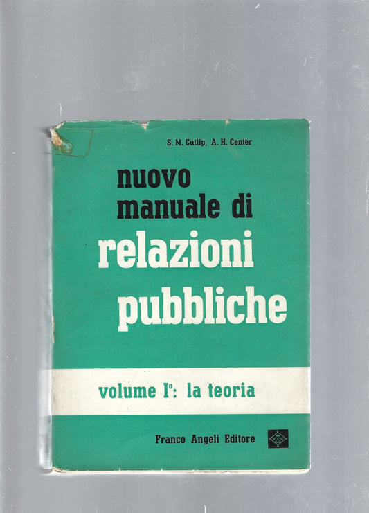 Nuovo manuale di relazioni pubbliche vol. I - copertina