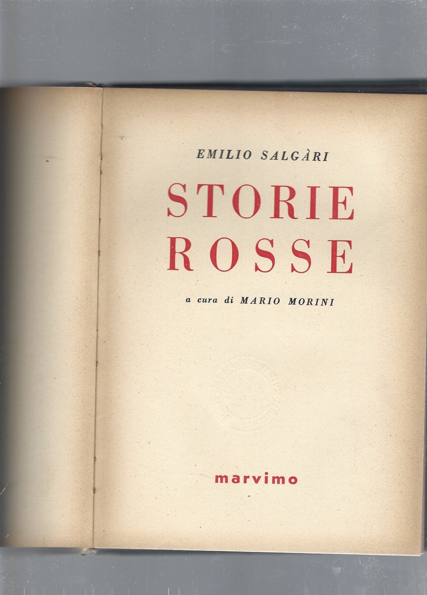Storie rosse - copertina