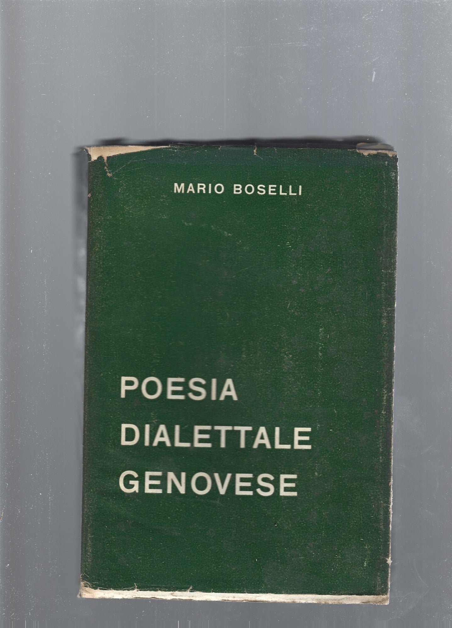 Poesia dialettale genovese - copertina