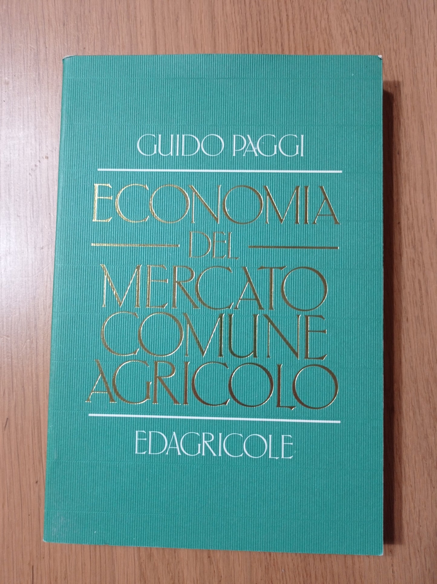 Economia del Mercato comune agricolo - copertina