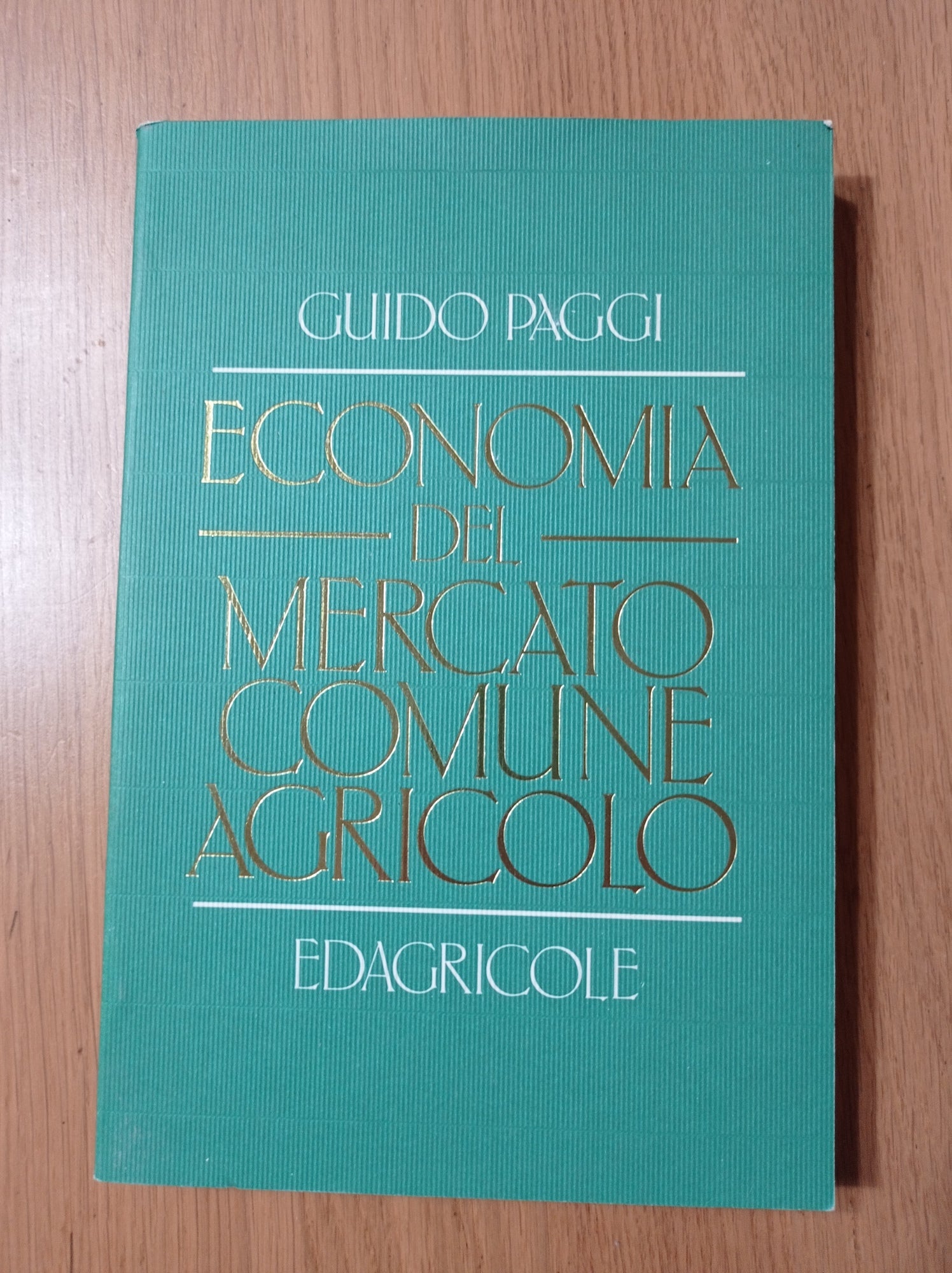 Economia del Mercato comune agricolo - copertina