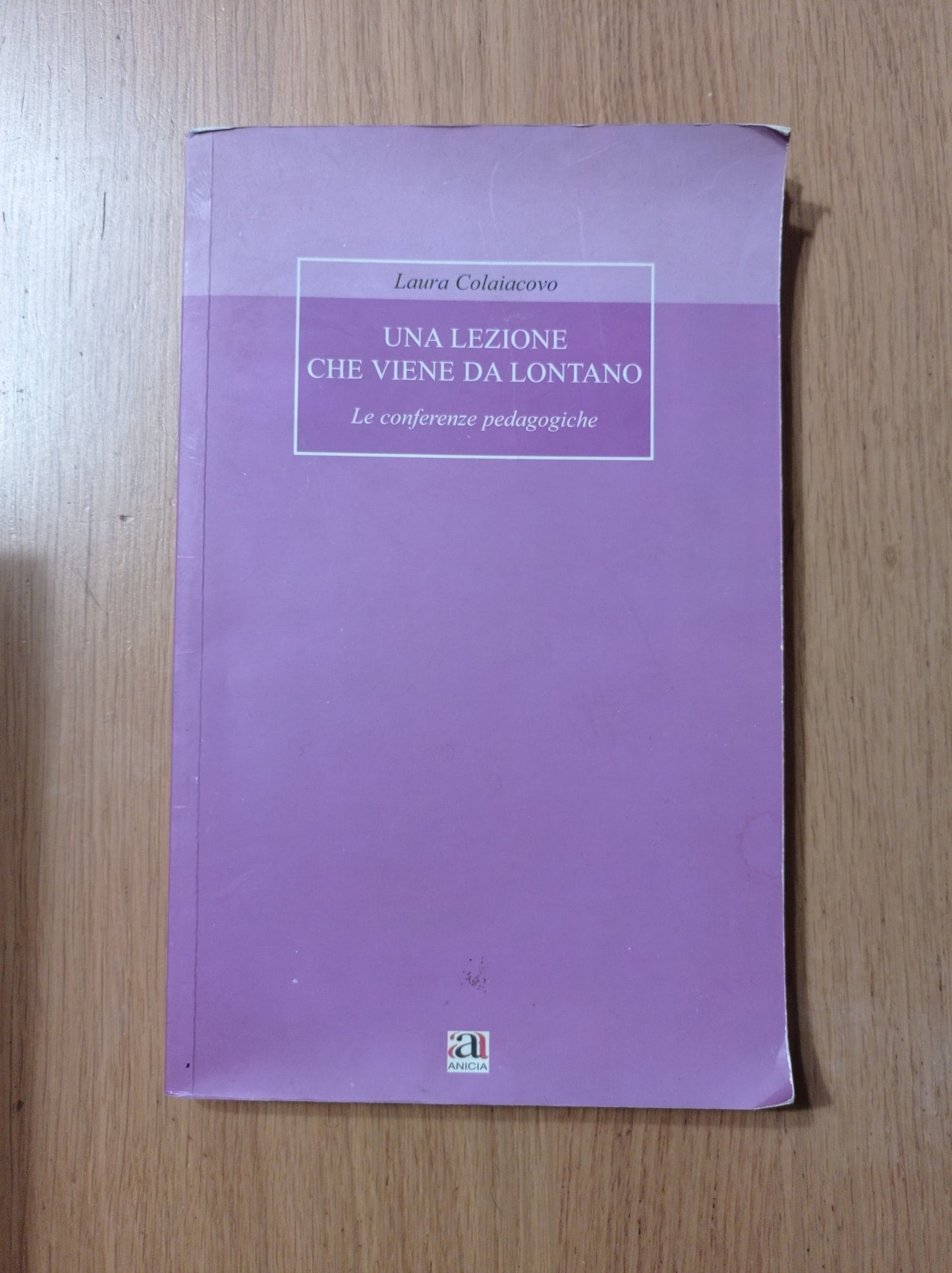 Una lezione che viene da lontano - copertina