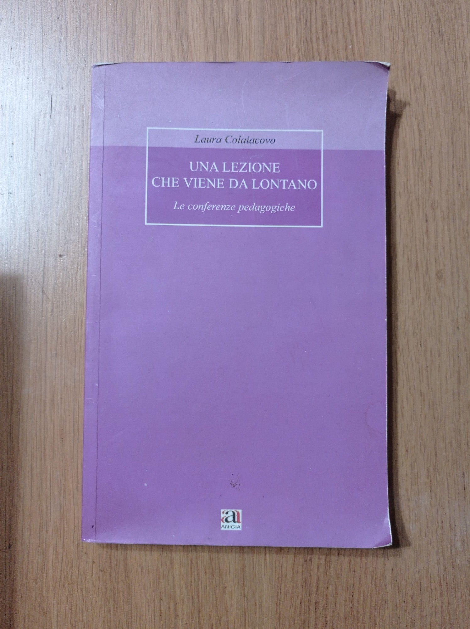 Una lezione che viene da lontano - copertina