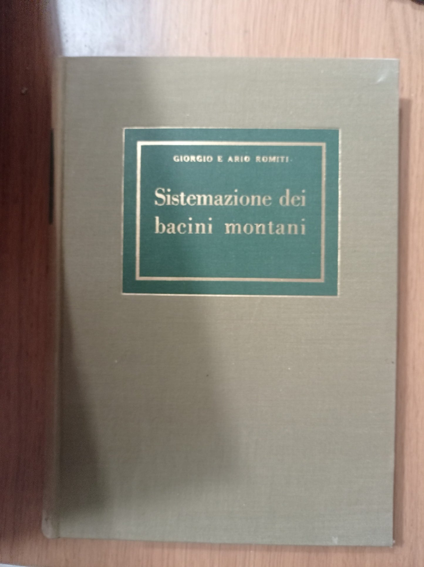 Sistemazione dei bacini montani - copertina