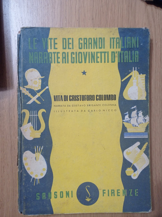 Vita di Cristoforo Colombo - copertina