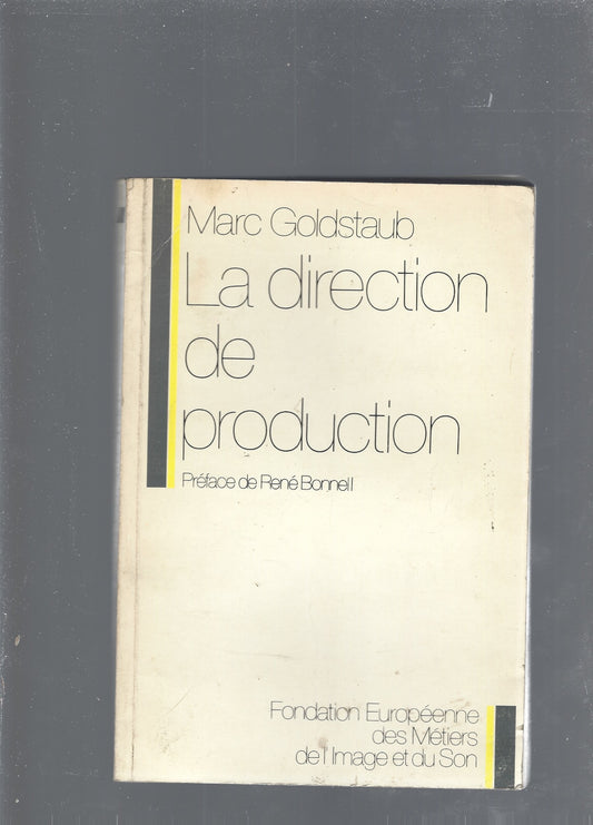 La direction de production - copertina