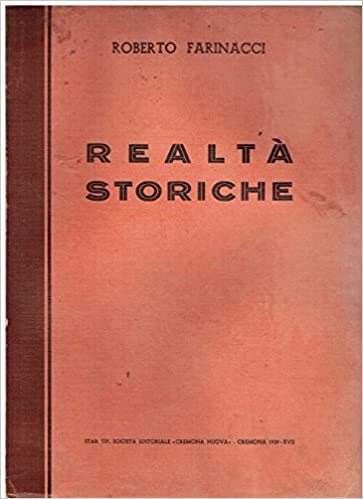 Realtà storiche - copertina