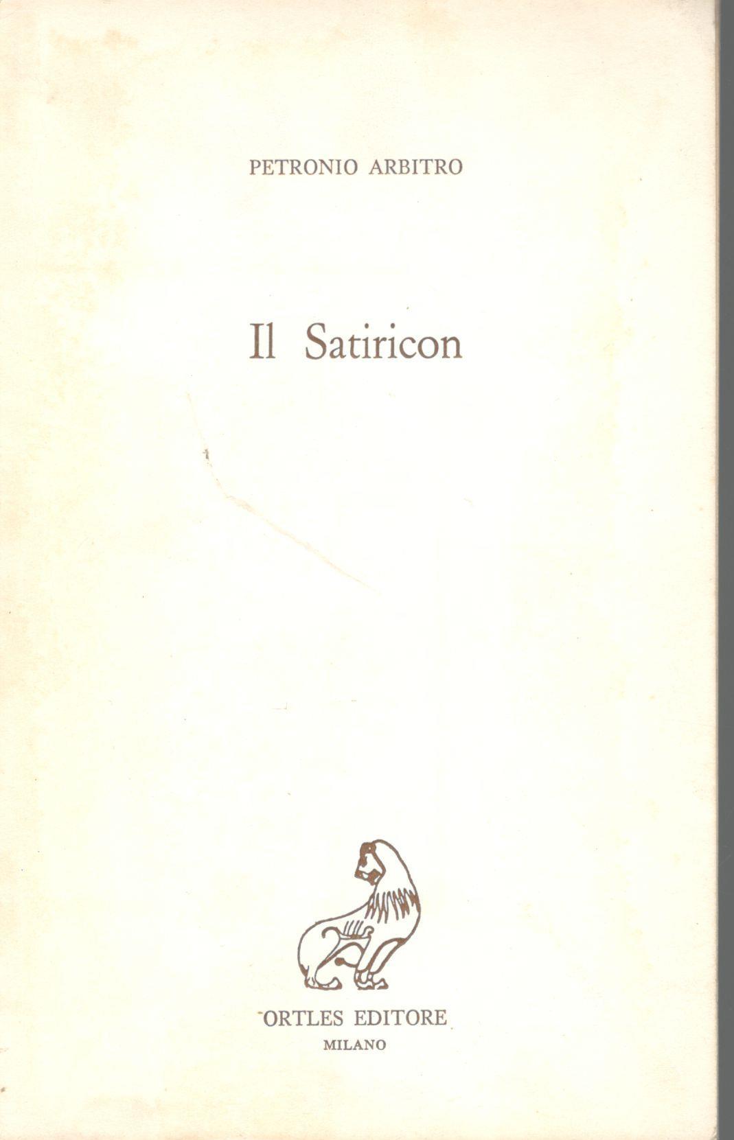 Il Satiricon - copertina