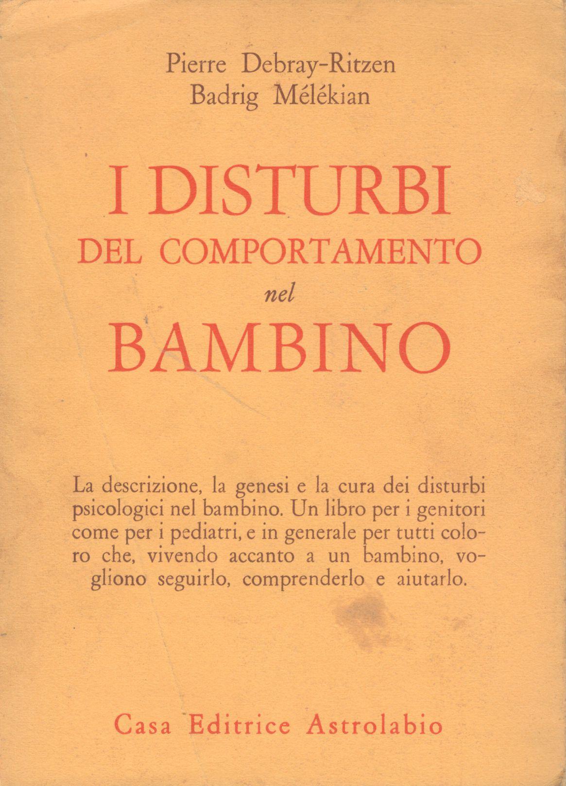 I disturbi del comportamento nel bambino - copertina