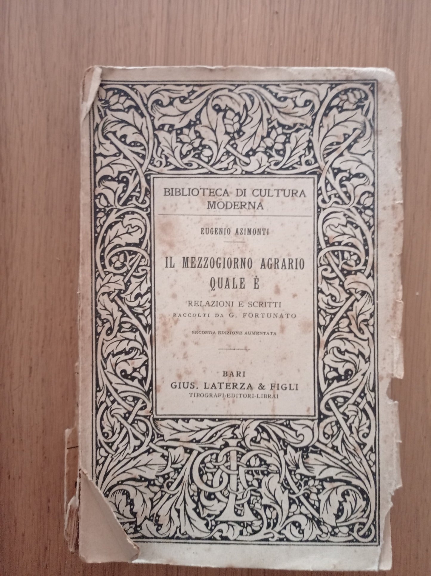 il mezzogiorno agrario quale è - copertina