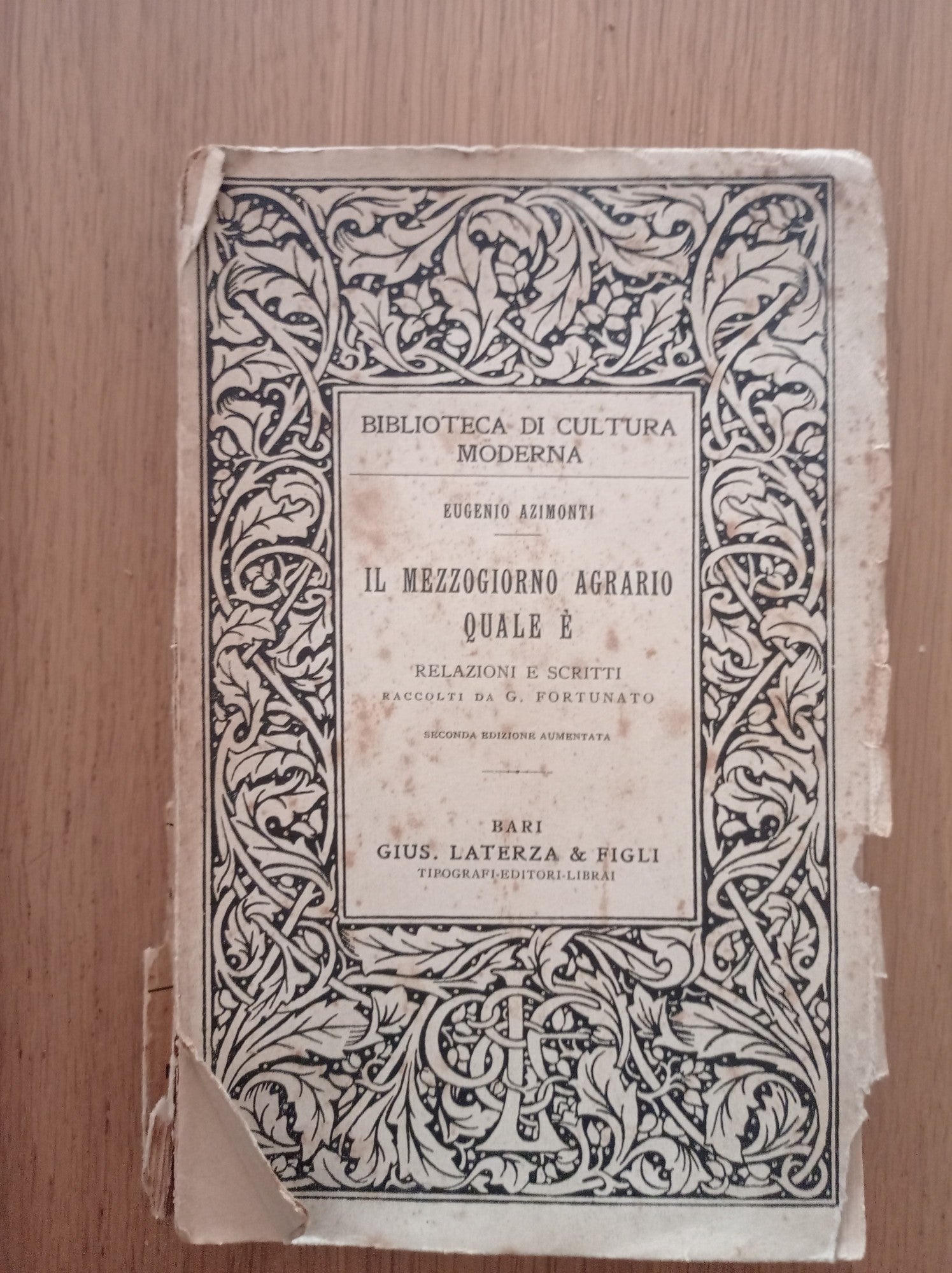 il mezzogiorno agrario quale è - copertina