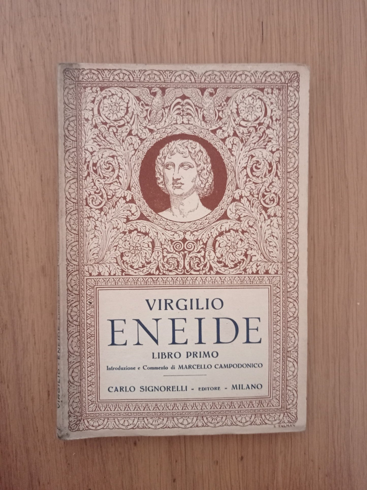 Eneide libro primo - copertina