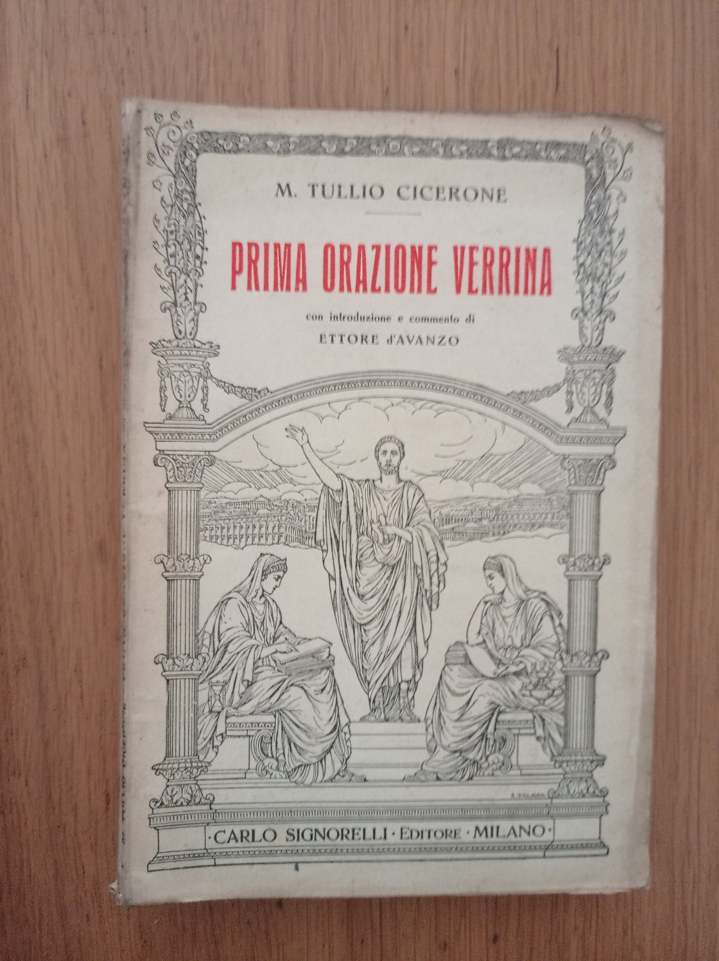 Prima orazione verrina - copertina