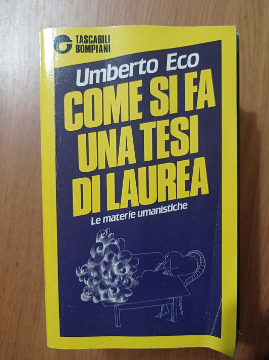 Come si fa una tesi di laurea - copertina