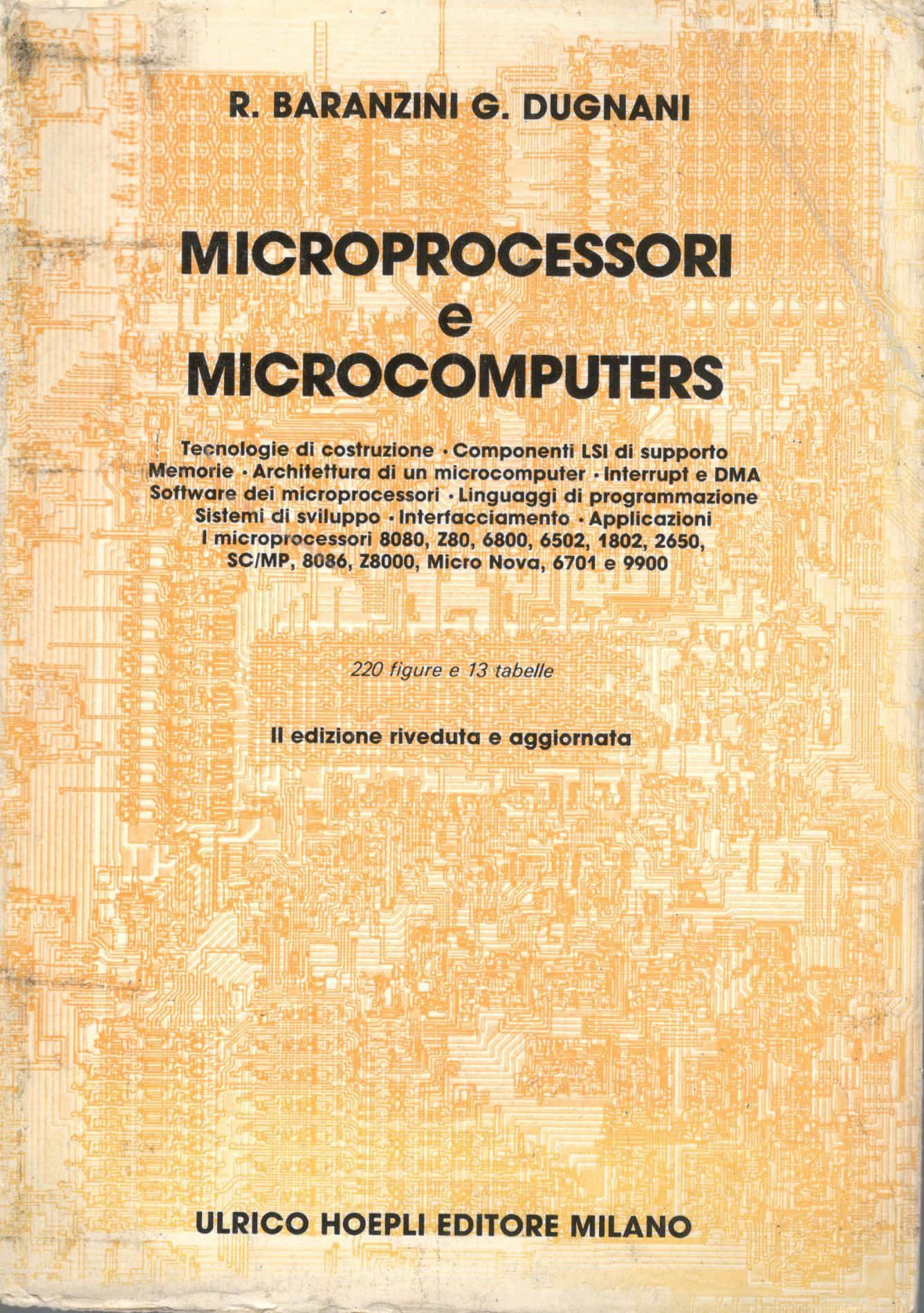 Microprocessori e microcomputers - copertina
