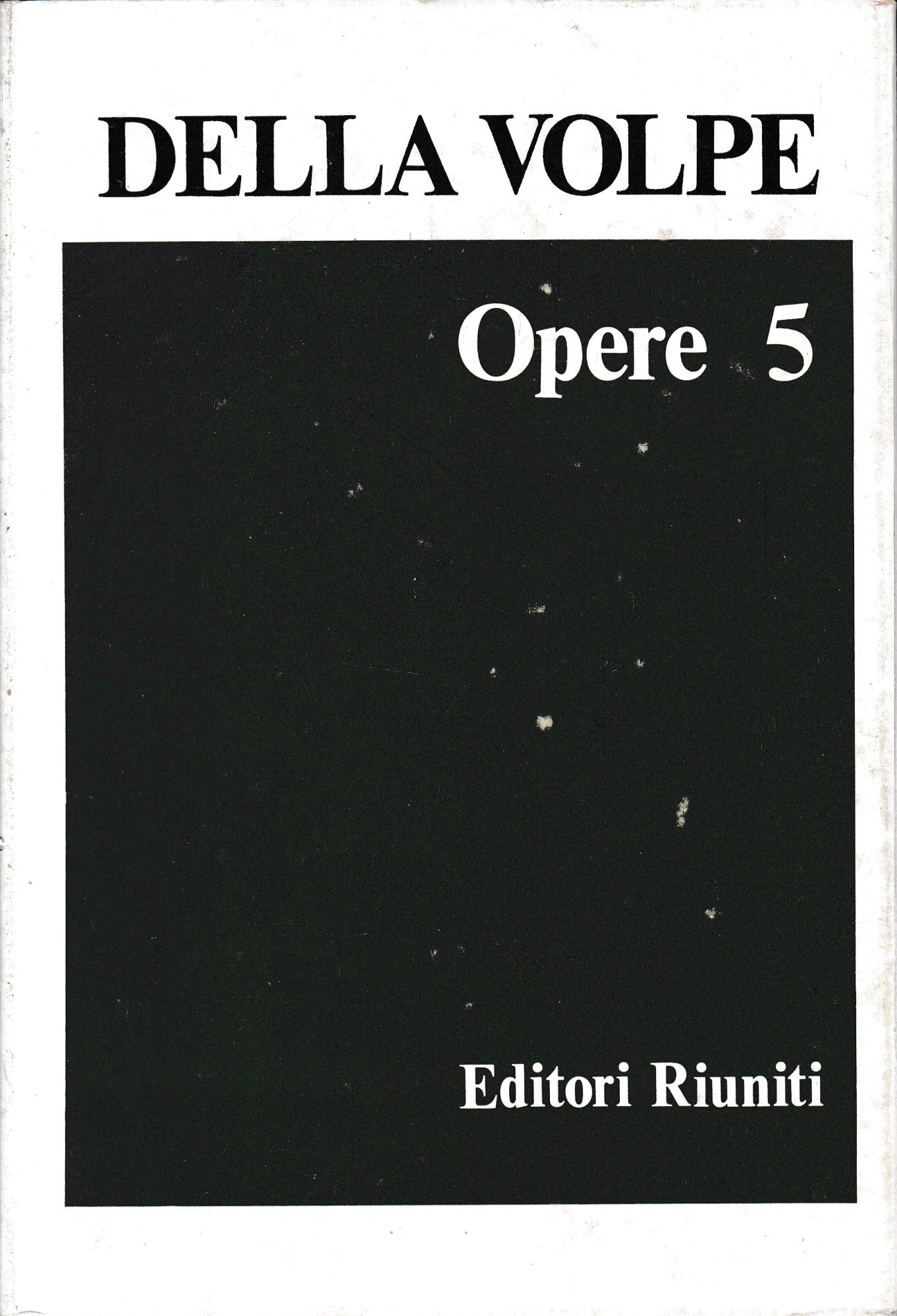 Opere vol. 5. - copertina