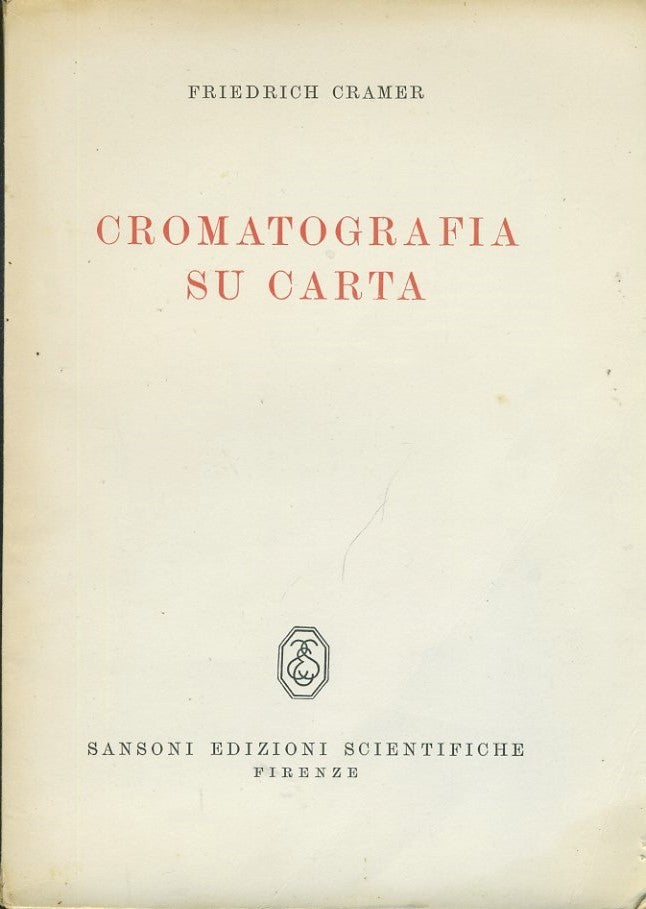Cromatografia su carta - copertina