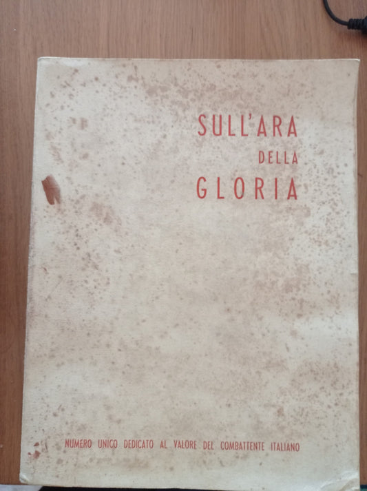 Sull'ara della gloria - copertina