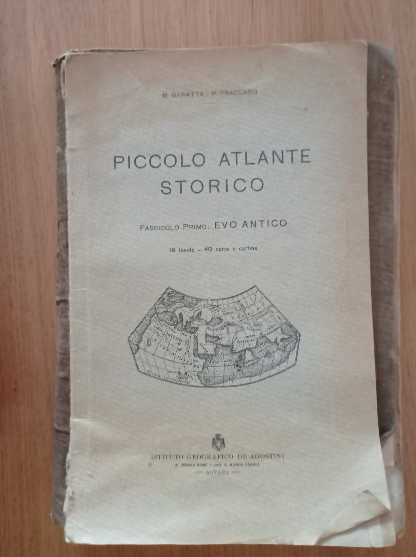 Piccolo atlante storico - copertina
