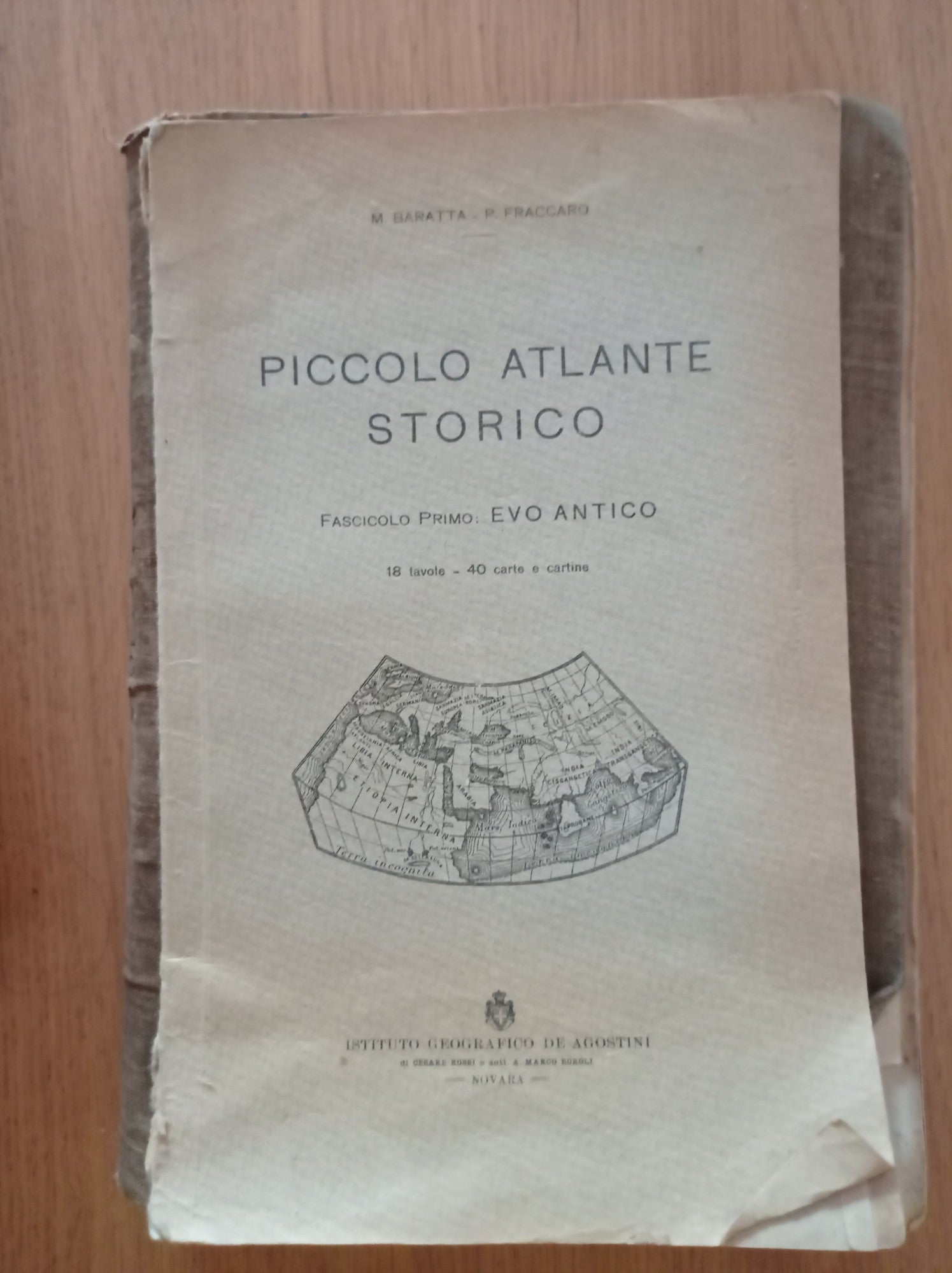 Piccolo atlante storico - copertina