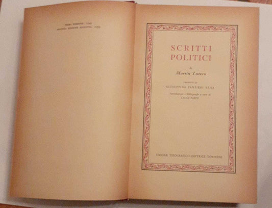 Scritti politici. Volume primo. La rivoluzione democratica in Francia - copertina