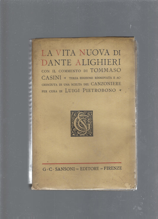 La vita nuova - copertina