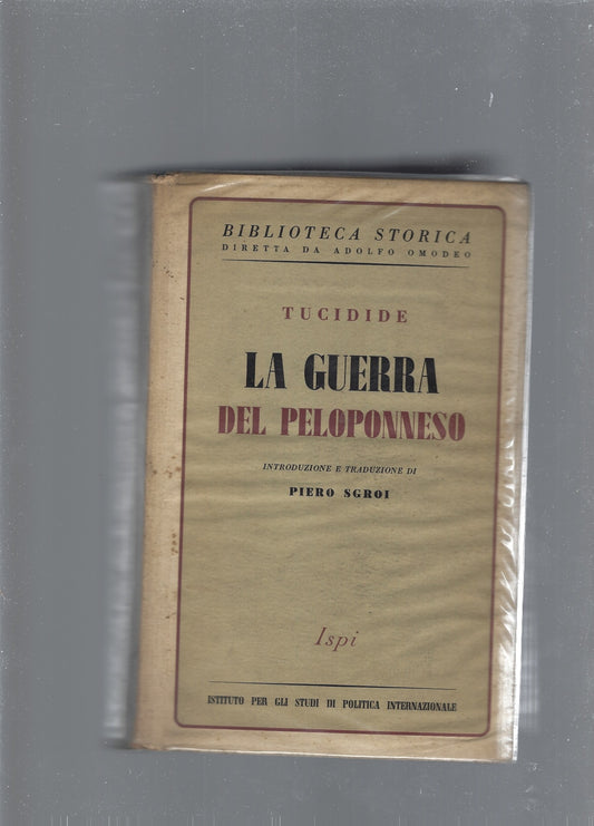 La guerra del Peloponneso - copertina